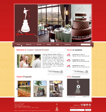 Need *Tailor Made* Events Company Website - Events