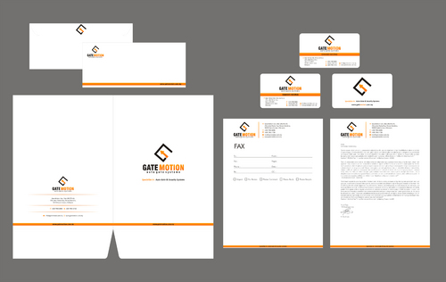Business Card And Stationary Set for : Gate Motion Sdn. Bhd. -