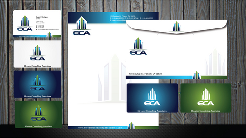 Business Cards, Letterhead, Envelope - Consulting