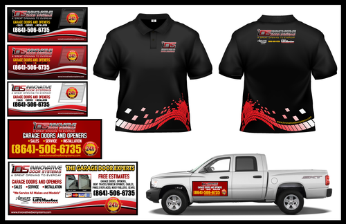 Innovative Door Systems Marketing collateral Winning Design by chex79