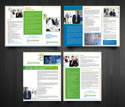 Brochure and two-sided info sheet - Information Technology