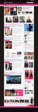 V Goddess Blog Design Template Winning Design by dezinerguru