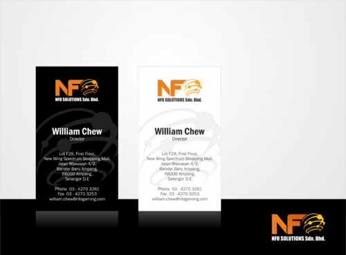 NFO Solutions Sdn. Bhd. - logo/ B.Card and letter head - Information Technology