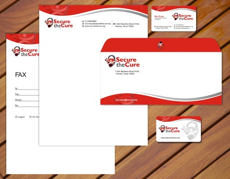 Secure the Cure - Not for Profit - Stationary and Business Cards -
