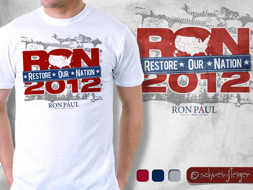 Pro-Ron Paul T-shirt design - Apparel