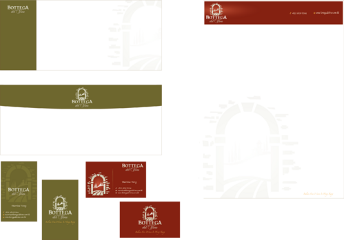 Wine business stationary -