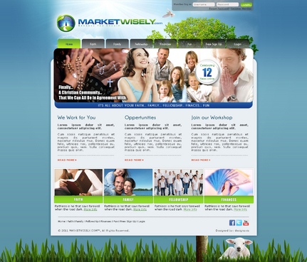 MarketWisely Website design - Marketing