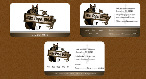 Business cards for Veterinarian -