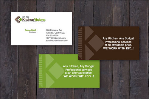stationary, business card So Cal Kitchen Visions -