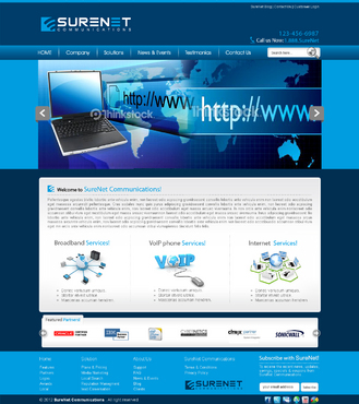 Website for SureNet Communications -