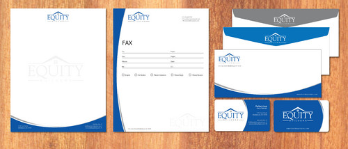 Business card for Equity Builders - Construction