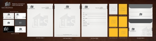 land lord services business card -