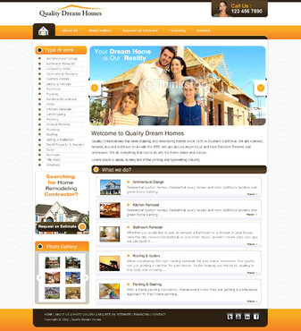 Home Improvement Website - Construction