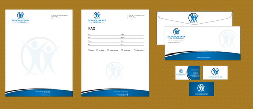Business card and stationary for School Is Easy - Education