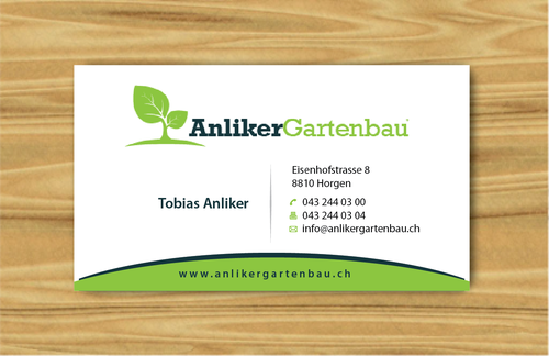 Business Cards and Stationery (Anliker Gartenbau) - Home and Garden