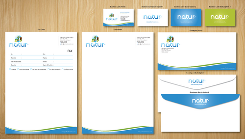 Natur business stationery - Beverages
