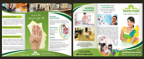 Brochure & Biz Card Design - Cleaning
