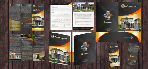 Brochure, fliers for a real estate developer - Real Estate
