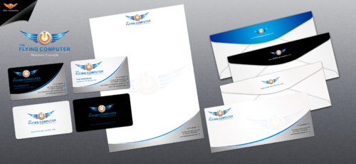Business Card for a Flying Simulator Company - Computers