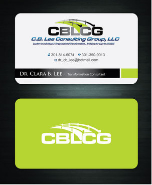 Contemporary Business Card Design for Management Consulting Firm - Consulting