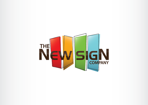 Logo for an e-ink, electroluminescent sign company - Advertising