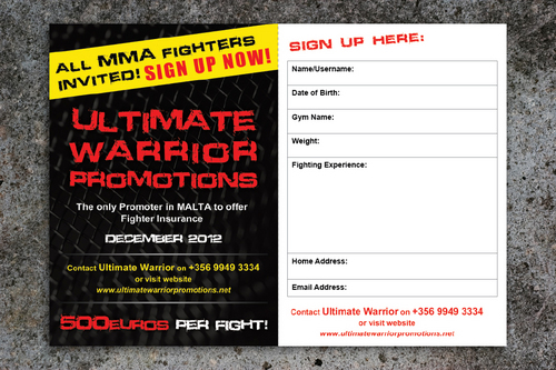 MMA Promotion - Fighter Invitation - Sports