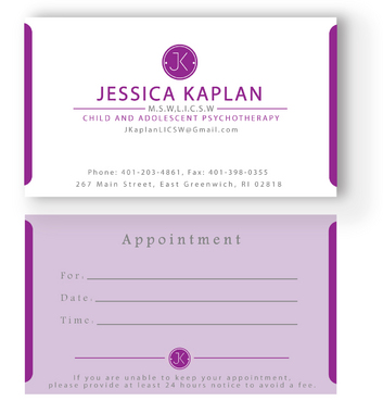 Business card/stationary for a therapist - Health