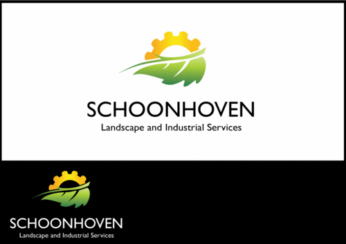 logo for a landscape and industrial service contractor - Construction