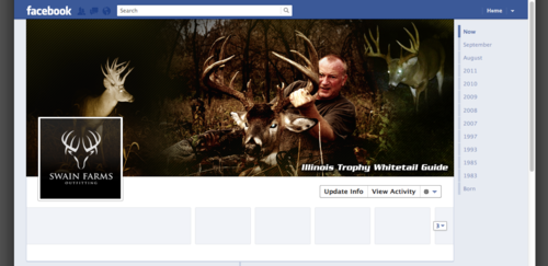 Cover photo design for a Facebook page - Outdoors