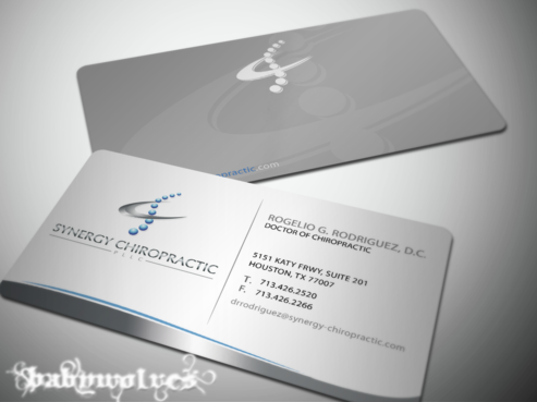 Biz cards/stationery for chiropractic office - Health