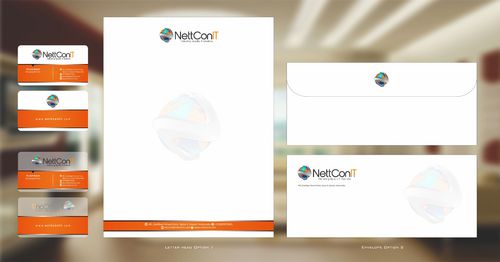 Business Cards and Stationary for IT Company - Information Technology