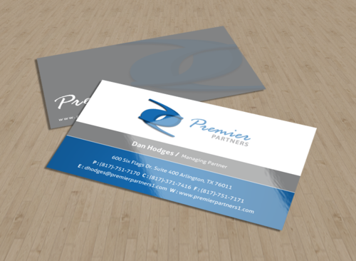 Business cards for Premier Partners - Consulting