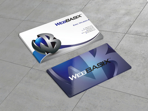 Business Card for Web Basix - Information Technology