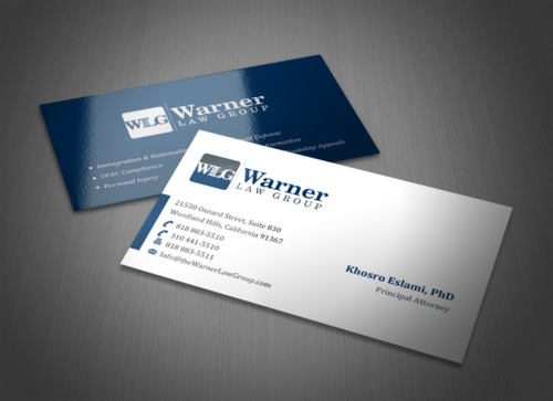 Business Card and Stationary for Law Firm - Law
