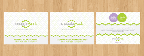 Package Insert for blankets and mattress pads - Apparel