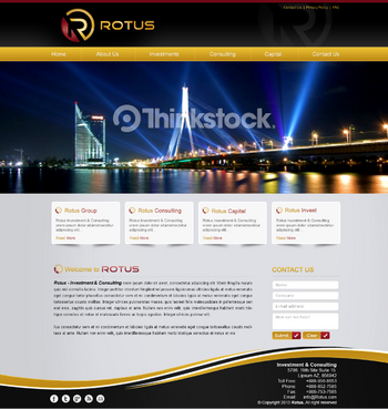 Rotus Blog Design Template Winning Design by MeGaMax3Ds2Dio
