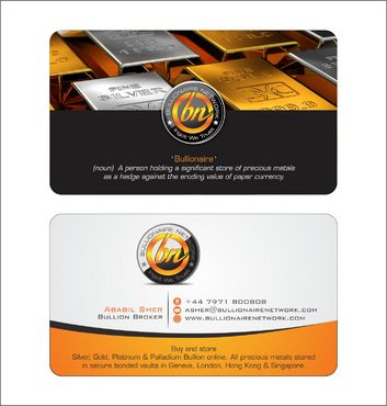 Precious Metals Business Cards - Business Opportunities