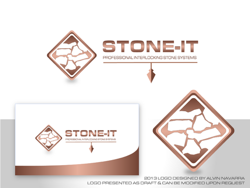 Logo for a landscaping and masonry company - Construction