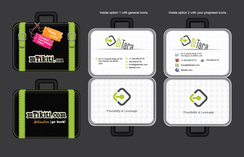 Die cut custom shaped business card - Software