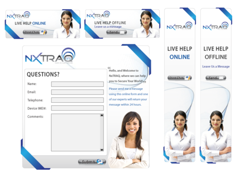 customer support banner ad for website Static/Animated Display Ads Winning Design by fenix
