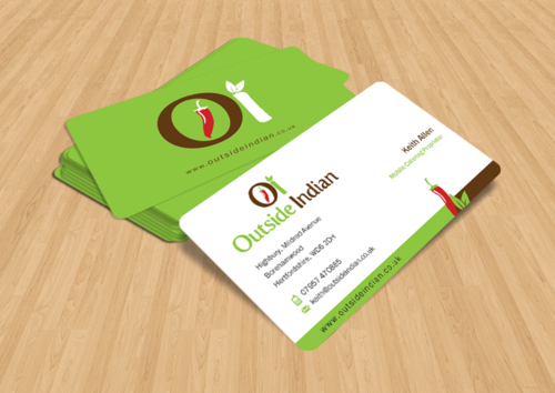 Business cards and stationary for mobile catering company - Chef / Catering