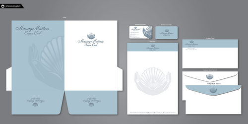 Massage Matters Cape Cod Business Cards and Stationery Winning Design by ArtworksKingdom
