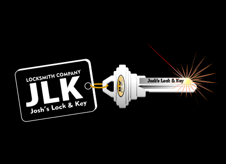 Josh's Lock & Key Logo Winning Design by antos