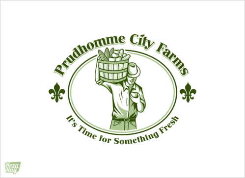 Prudhomme City Farms Logo Winning Design by rezaray
