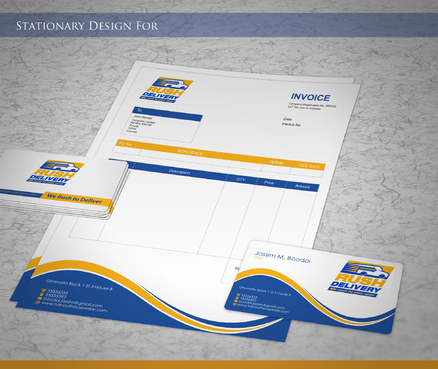 Rush Delivery Business Cards and Stationery Winning Design by sevensky
