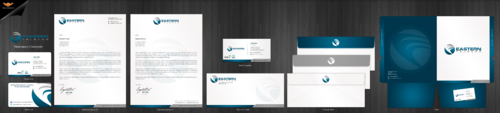 Eastern Telecom Business Cards and Stationery Winning Design by einsanimation