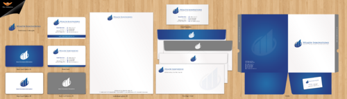 Business Card and Letterhead + Kit Folder Business Cards and Stationery Winning Design by einsanimation