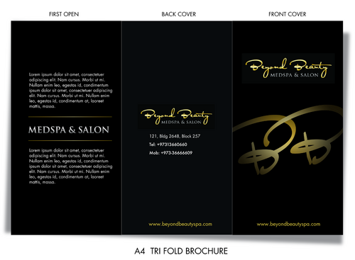 Beyond Beauty Medspa & Salon Marketing collateral Winning Design by pivotal