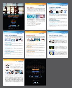 CAMBIO 8 Consultancy and freelance services Marketing collateral Winning Design by Achiver