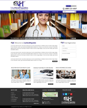 Your Personal Medical Records Complete Web Design Solution Winning Design by mycrodesigns